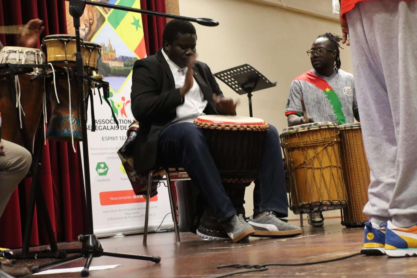 Musicien lors de la fête de l’Indépendance du Sénégal