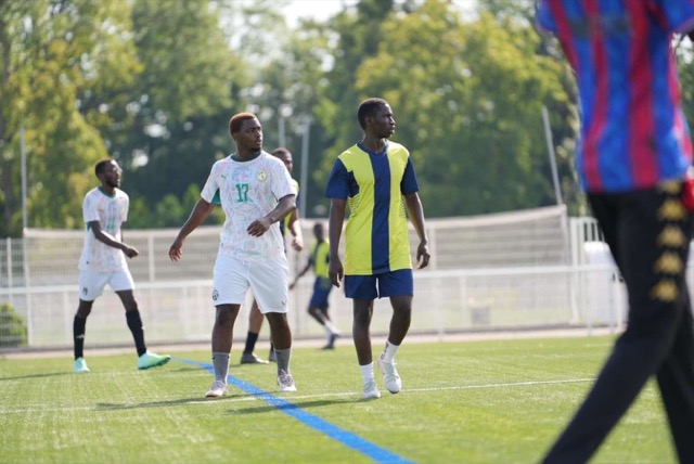 Action de jeu pendant le match de l’AESM contre Mulhouse